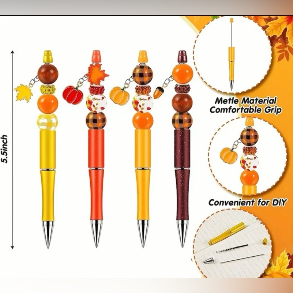 8-piece autumn themed pen making kit